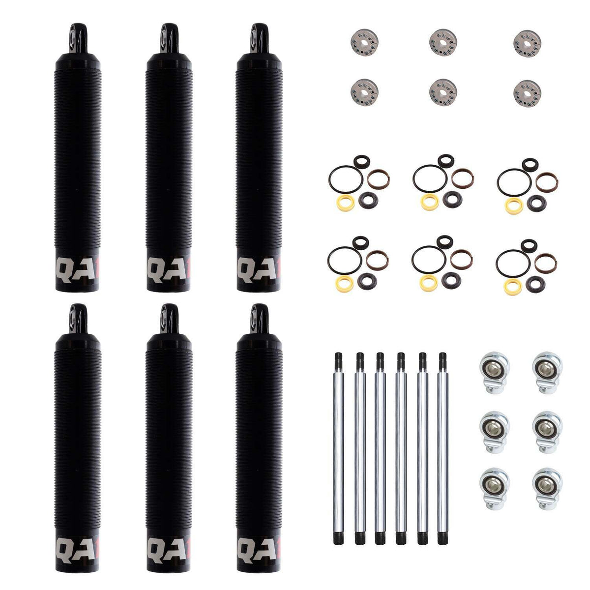 QA1 Shock Large Aluminum C-O. 11.38 - 6Q5R-DRY-6PK
