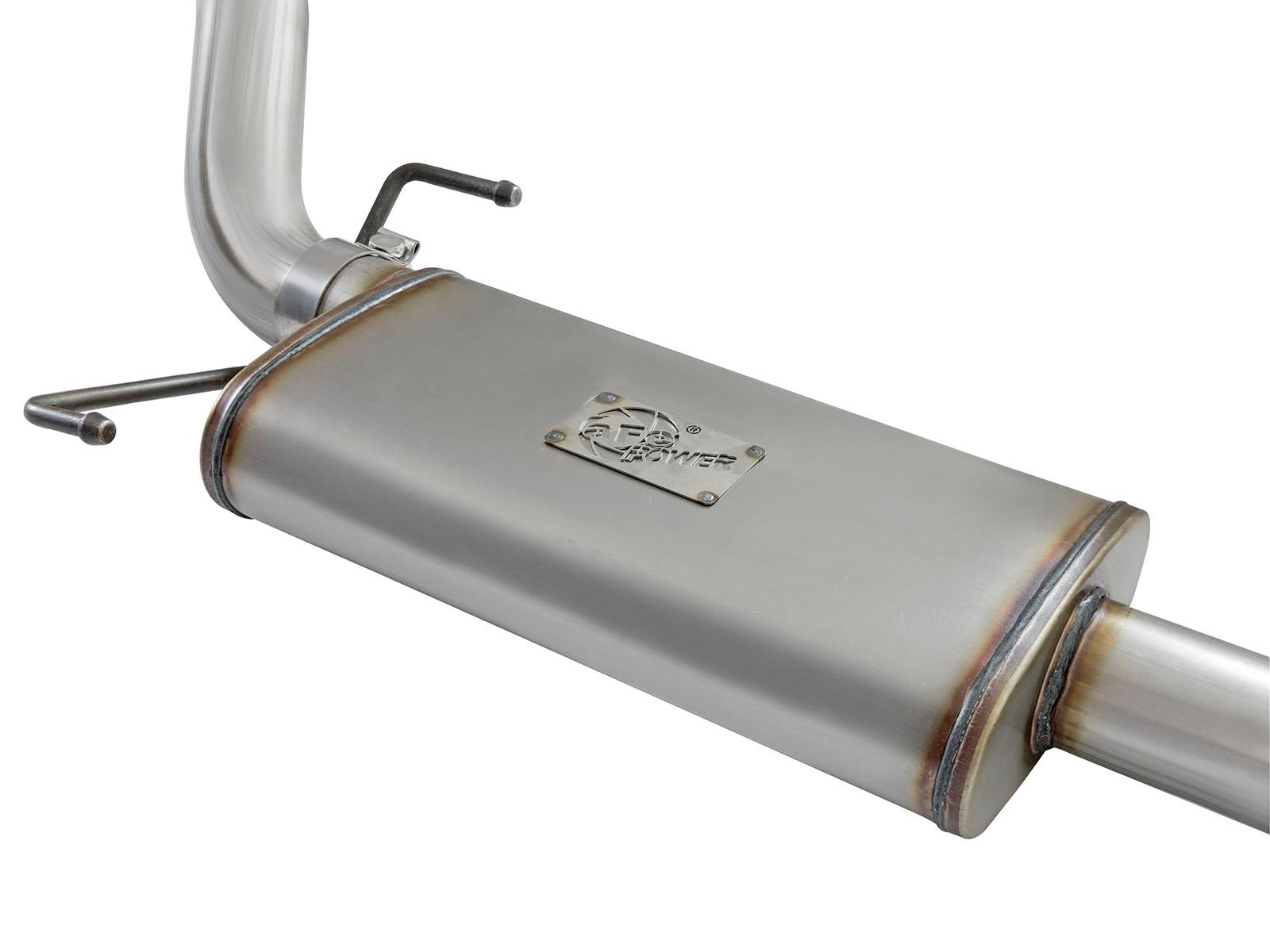 AFE MACH Force-Xp 3 IN 409 Stainless Steel Cat-Back Exhaust System (2007-2014 FJ Cruiser, FJ Cruiser) - 49-46003-1B