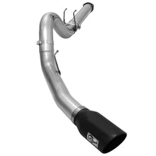 AFE Large Bore-HD 5 IN 409 Stainless Steel DPF-Back Exhaust System w/Black Tip - 49-43064-B