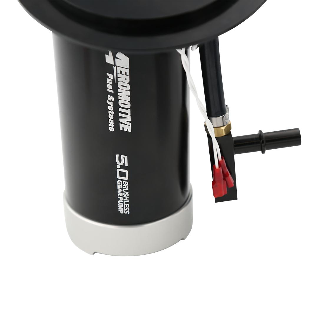Aeromotive Brushless In-Tank Pump - Brushless 5.0 GPM Gear Pump (2011-2022 Mustang GT / EcoBoost / V6) - 19108