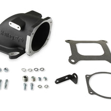Holley Efi 300-240BK Intake Elbow, Gm Ls Throttle 4150, Black