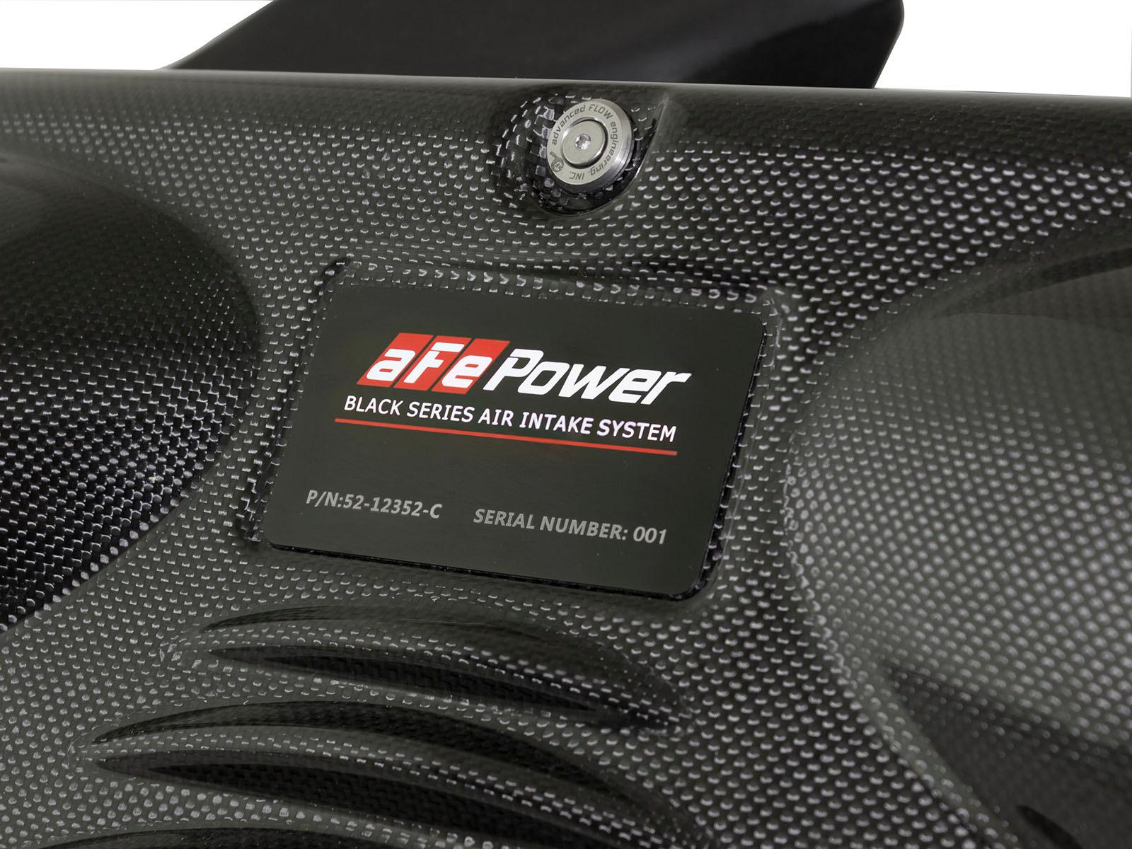 AFE Black Series Stage-2 Carbon Fiber Cold Air Intake System w/ Pro 5R Media (2012-2016 911, 911, 911, 911) - 52-12352-C