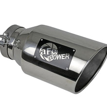 AFE MACH Force-Xp 304 Stainless Steel Clamp-on Exhaust Tip Polished (5 IN Inlet x 8 IN Outlet x 15 IN L) - 49T50801-P15