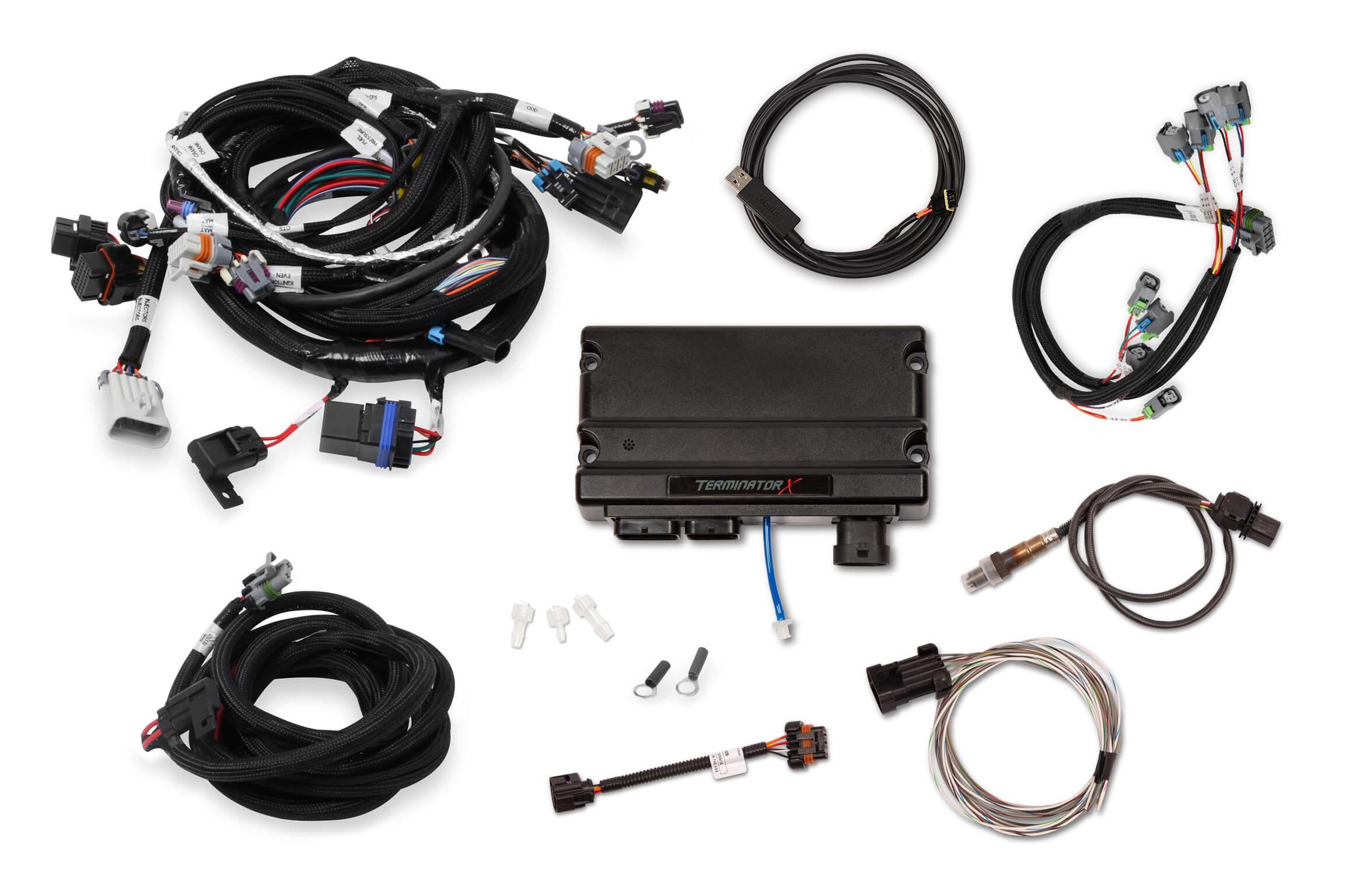 Holley Terminator X 24x/1x EV1 LS MPFI Kit - Without 3.5" Handheld.  - 550-909T