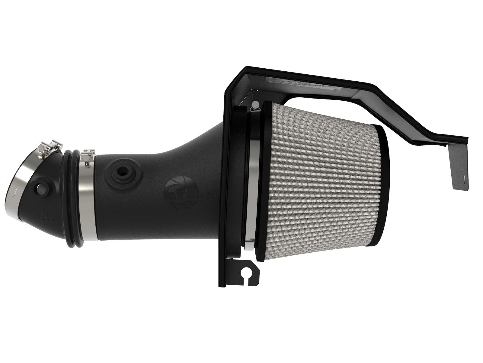 AFE Magnum FORCE Stage-2XP Cold Air Intake System w/ Pro DRY S Media Black (Dodge Challenger/Charger SRT Hellcat 17-20 V8-6.2L (sc) HEMI) - 54-12852D