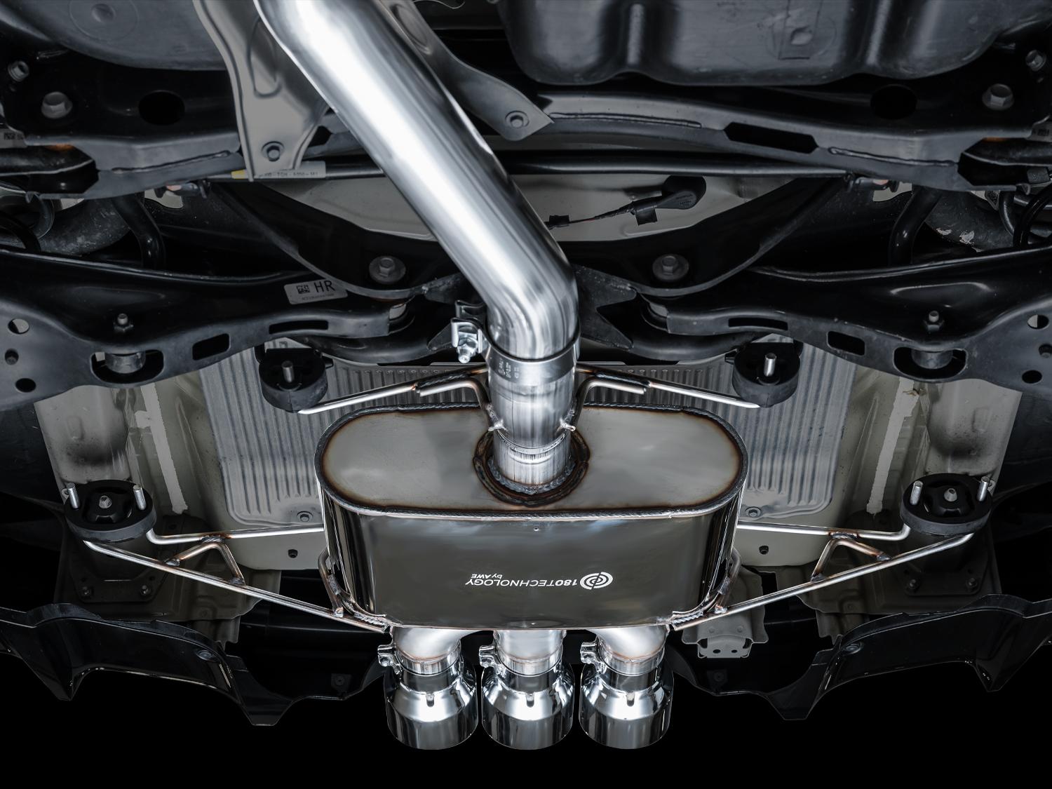 AWE Touring Edition Exhaust for DE5 Integra Type-S - Triple Chrome Silver Tips - 3015-52335