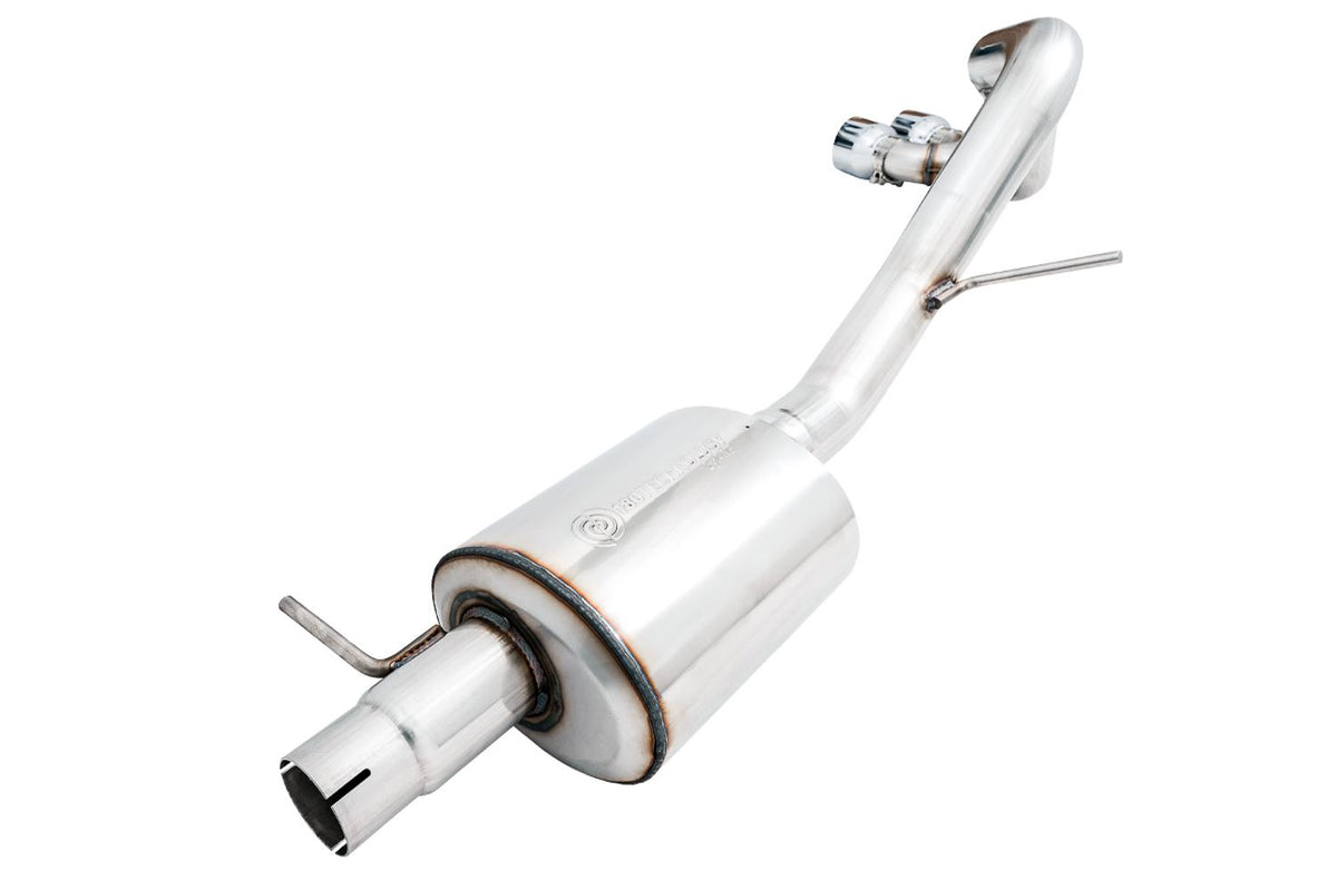 AWE 0FG Exhaust with BashGuard DUAL CHROME TIPS (2019-2021 Ranger) - 3015-22072