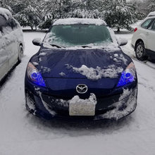 Oracle 10-12 Mazda 3 LED Headlight Halo Kit - UV/Purple