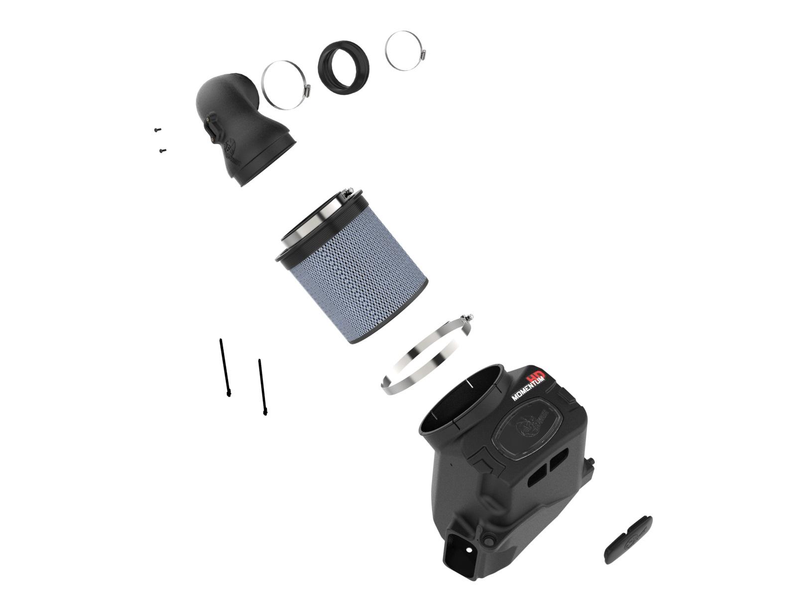 aFe Momentum HD Cold Air Intake - Pro 10R Filter (2020-2024 GM Truck / SUV's 3.0L TD) - 50-70121T