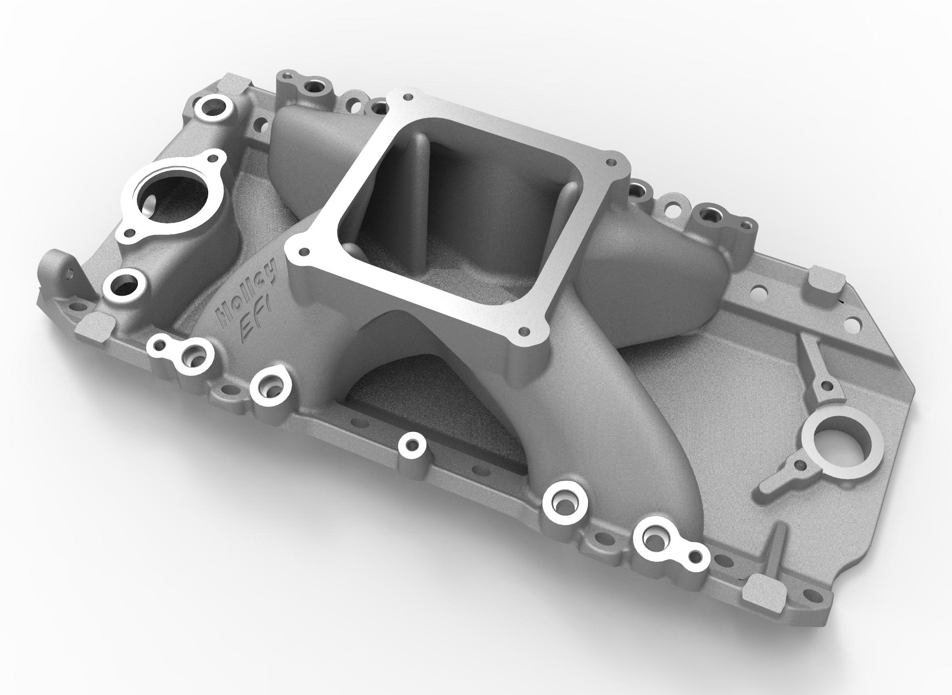 Holley Manifold - Bbc, Oval 4500 Efi  - 300-562