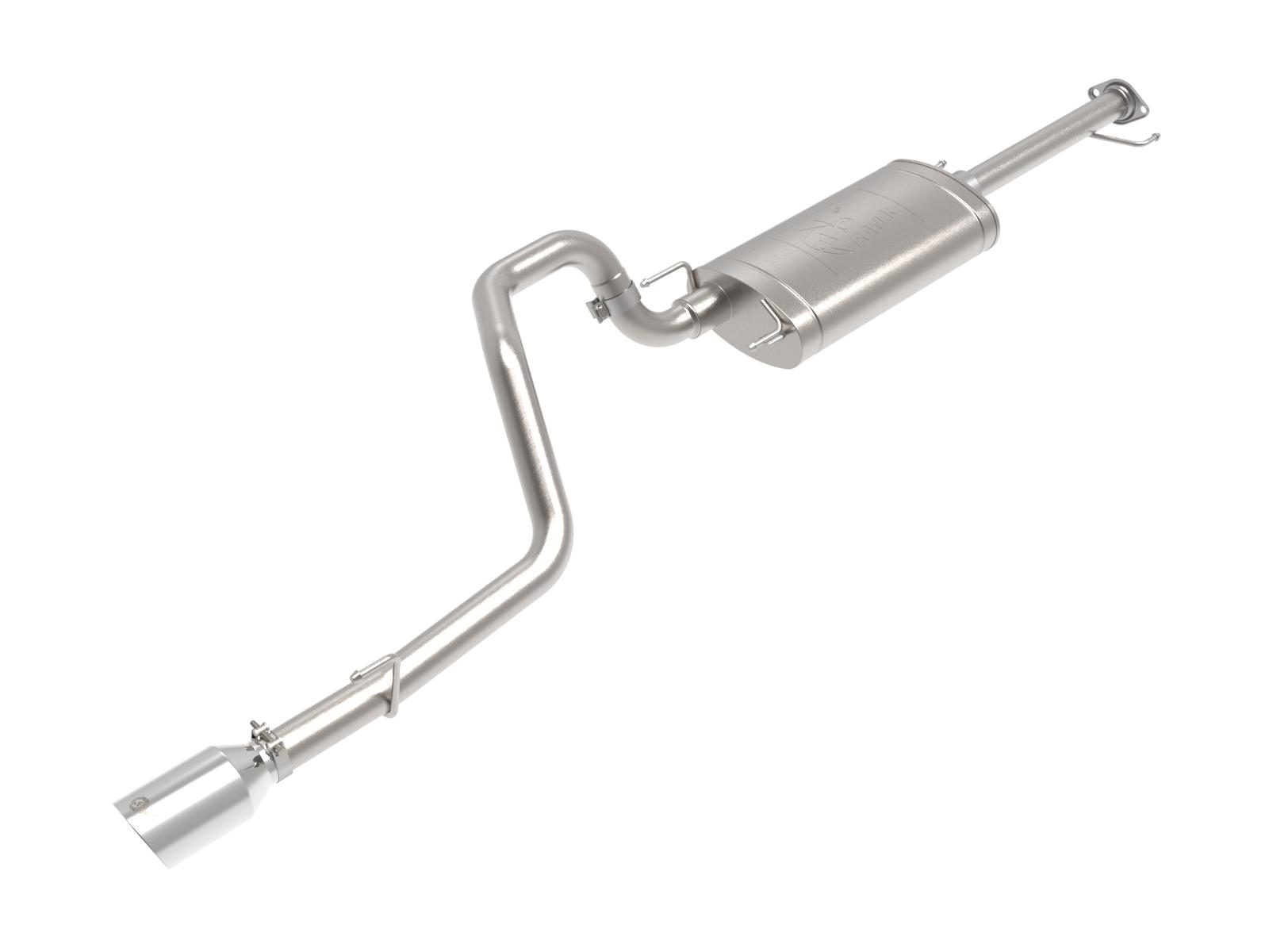 AFE Takeda Stainless Steel Cat-Back Exhaust System w/ Polish Tip (2010-2021 GX460) - 49-36048-P