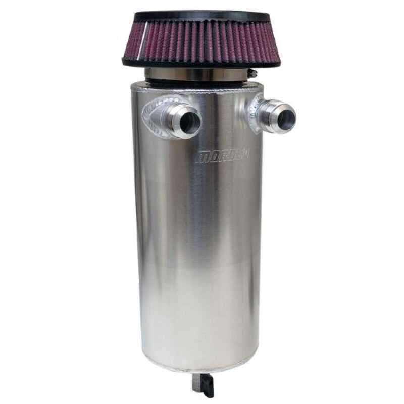 Moroso Breather Tank, Catch Can, 6" Diameter, Dual -16AN Inlet, Aluminum - 85755