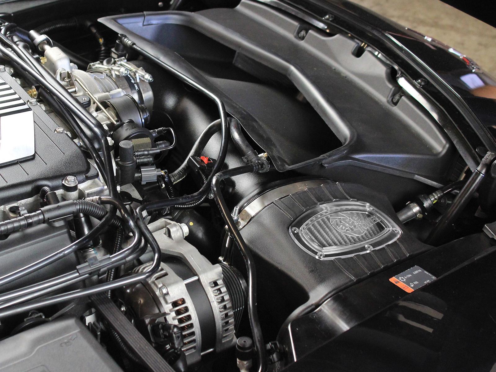 AFE 51-74202-1 Momentum Cold Air Intake System w/Pro DRY S Filter Media (2015-2019 Corvette C7 Z06)
