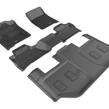 3D MAXpider 2015-2020 GMC Yukon Xl Kagu 1st & 2nd & 3rd Row Floormats - Black