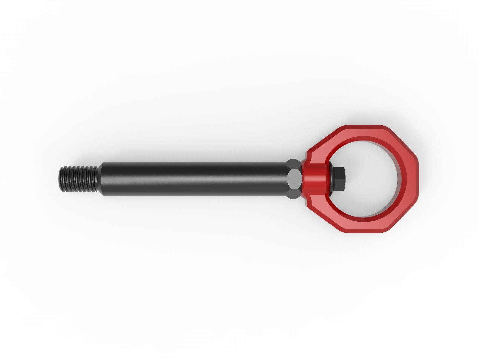 AFE aFe CONTROL Front/Rear Tow Hook Red (2023-2025 M2) - 450-502004-R