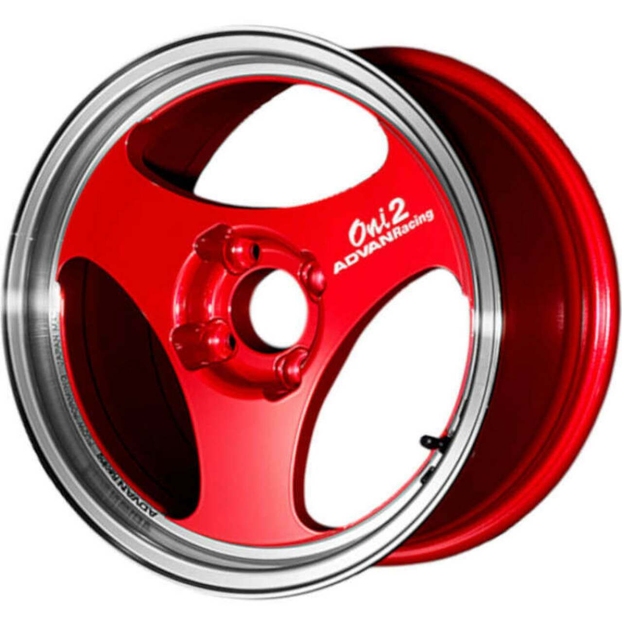 ADVAN RACING ONI2 15X5.0 +45 4-100 MACHINING & RACING CANDY RED - YAY5A45ACR