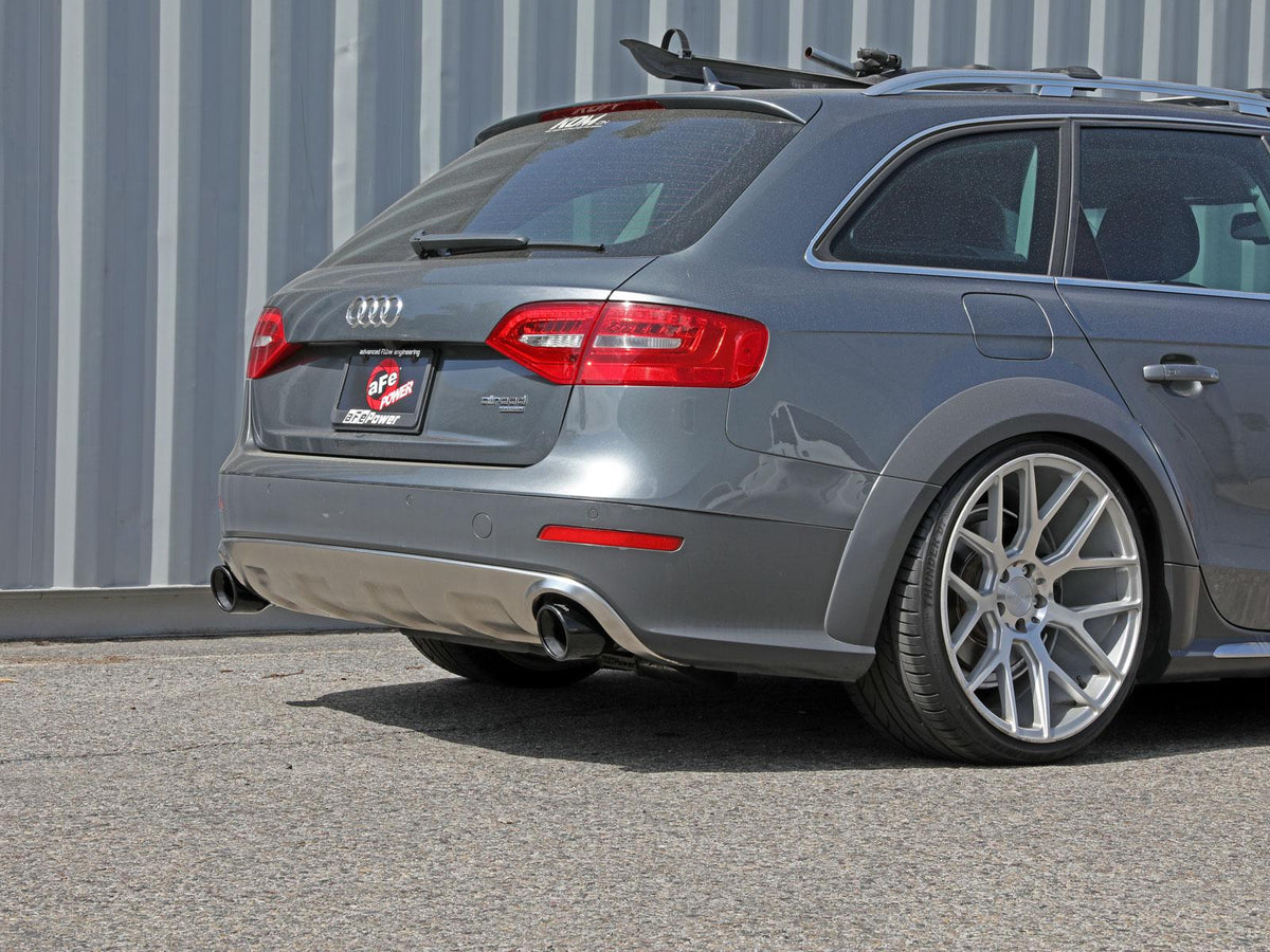 AFE MACH Force-Xp Axle-Back Exhaust System w/ Black Tip (2013-2016 allroad) - 49-36437-B