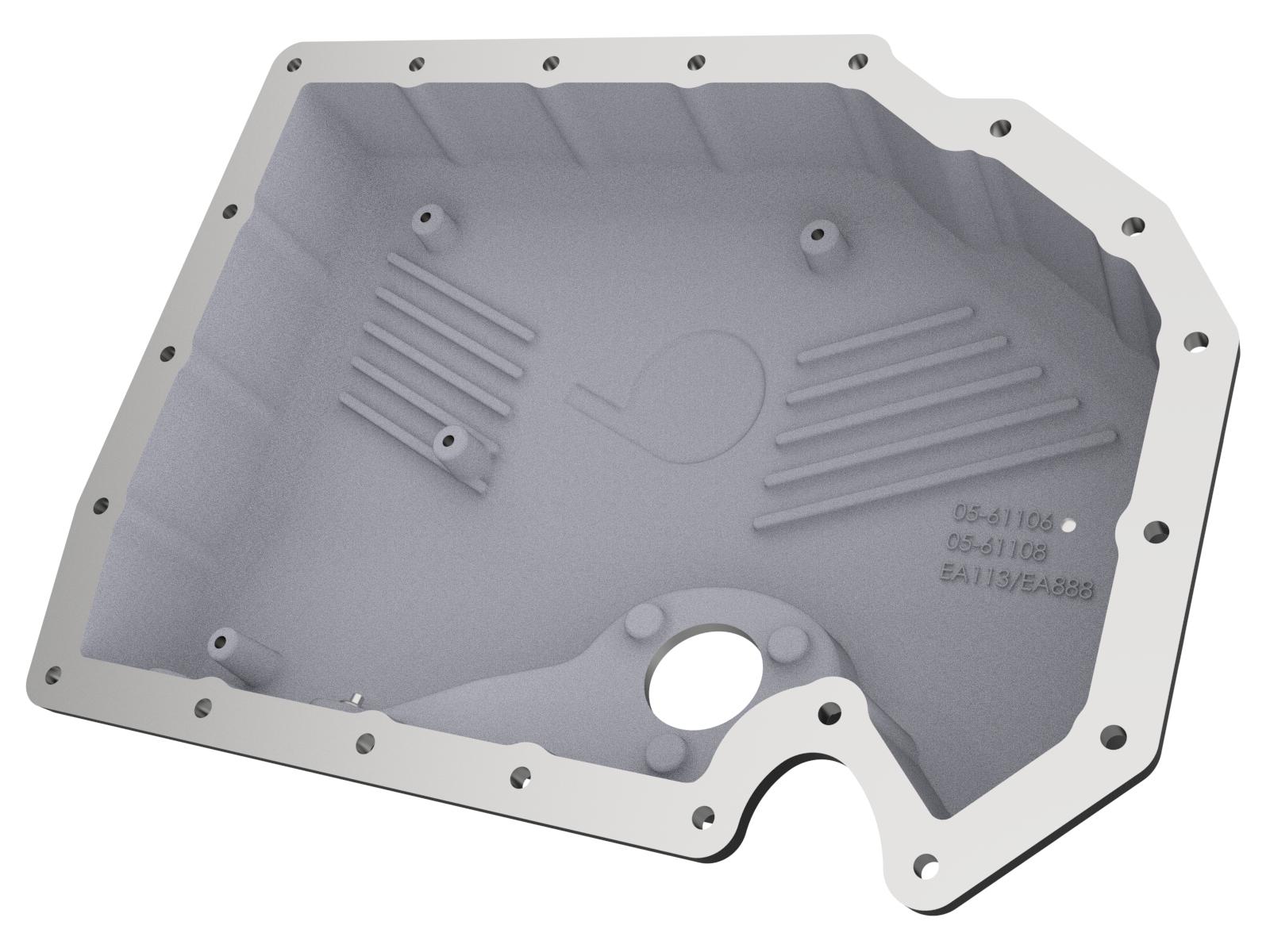 AFE Pro Series Rear Differential Cover Black w/ Machined Fins - 46-71210B