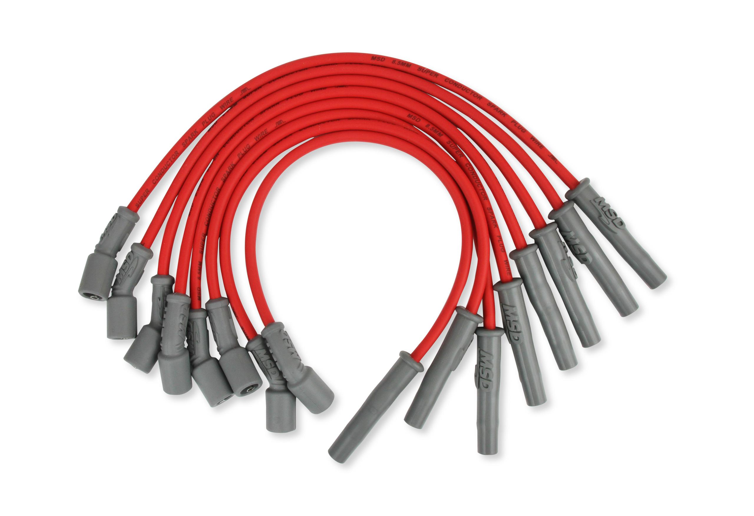 Msd 31639 Wire Set, Red, Ford Raptor 2010-14 6.2L