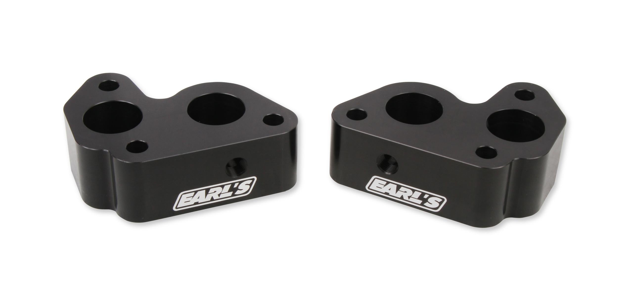 Earls LS0022ERL Gm Ls Water Pump Plates W/ -12 Orb Ports