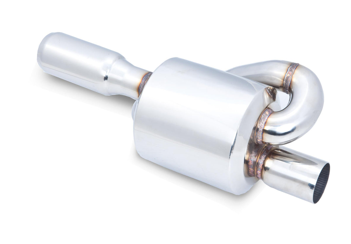 XForce 2.5 Twin Loop Round Muffler 3 OD Tip - S10-2.5