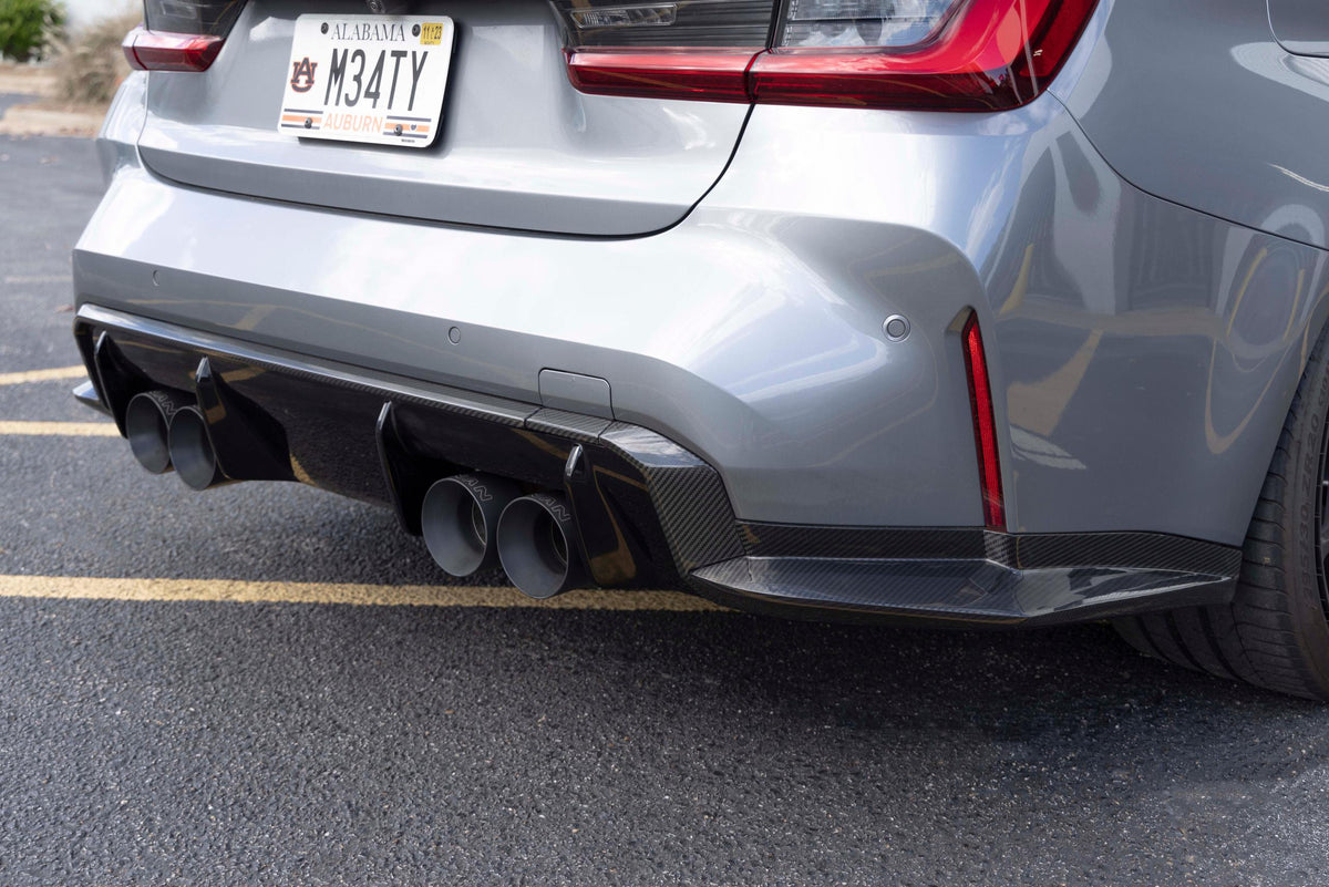 Dinan Rear Side Splitters - 2021-2024 BMW M3 - D980-0048