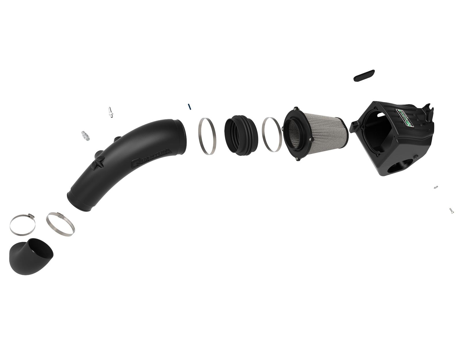 AFE QUANTUM Cold Air Intake System w/ Pro DRY S Filter (Ford F-150 15-20 V8-5.0L) - 53-10010D