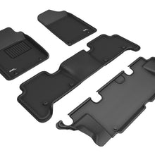 3D MAXpider 2011-2020 Infiniti QX80/QX56 Kagu 1st & 2nd & 3rd Row Floormats - Black
