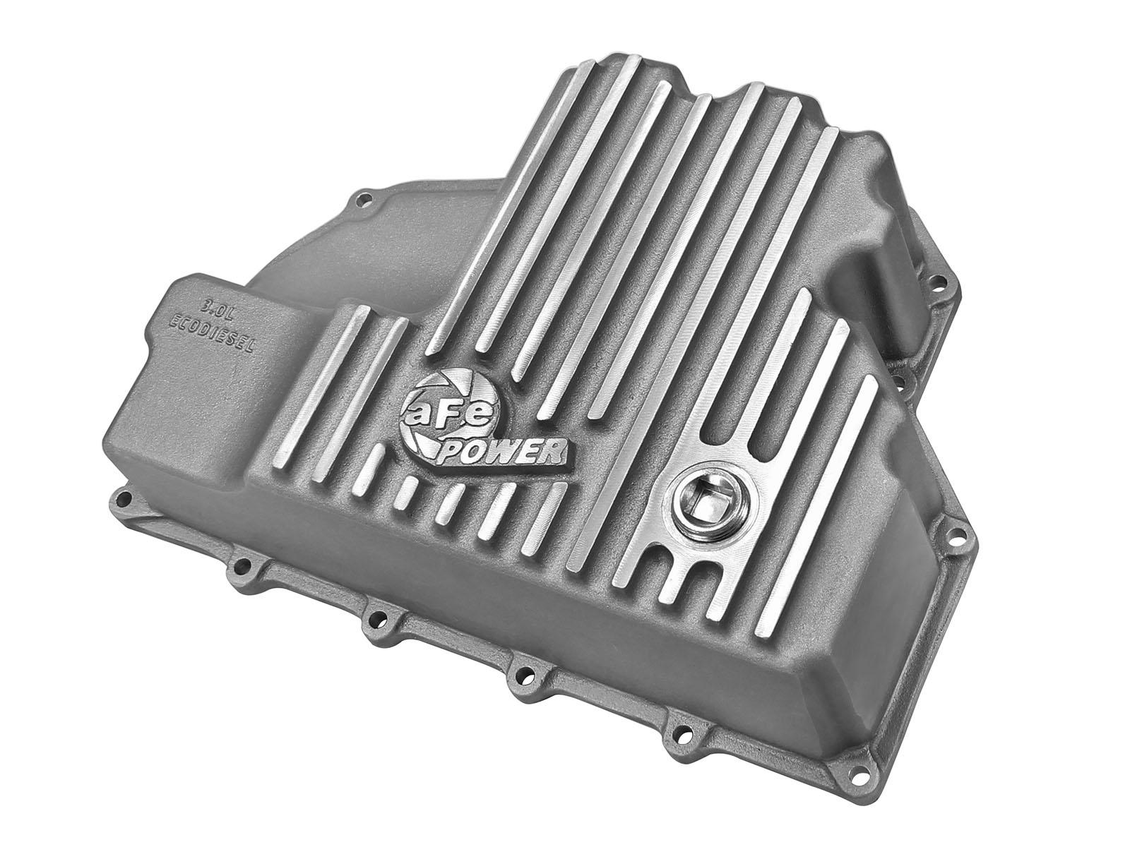 AFE Street Series Engine Oil Pan Raw w/ Machined Fins (2014-2019 1500, 1500 Classic) - 46-70280