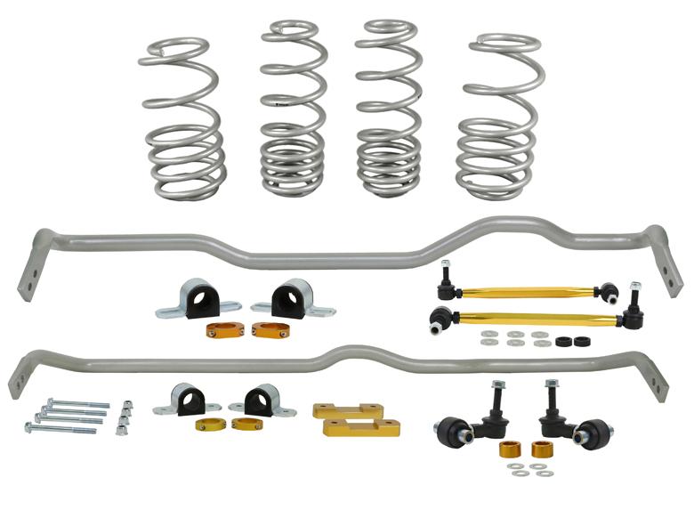 Whiteline Performance Front And Rear Coil Spring / Swaybar Kit Fits Volkswagen Golf R 15-1818 Vehicle Sway Bar And Lowered Spring Kit Contains Wsk-Vwn006 And Bwk019 Essential Does Not Fit Convertibibles Whiteline - GS1-VWN006