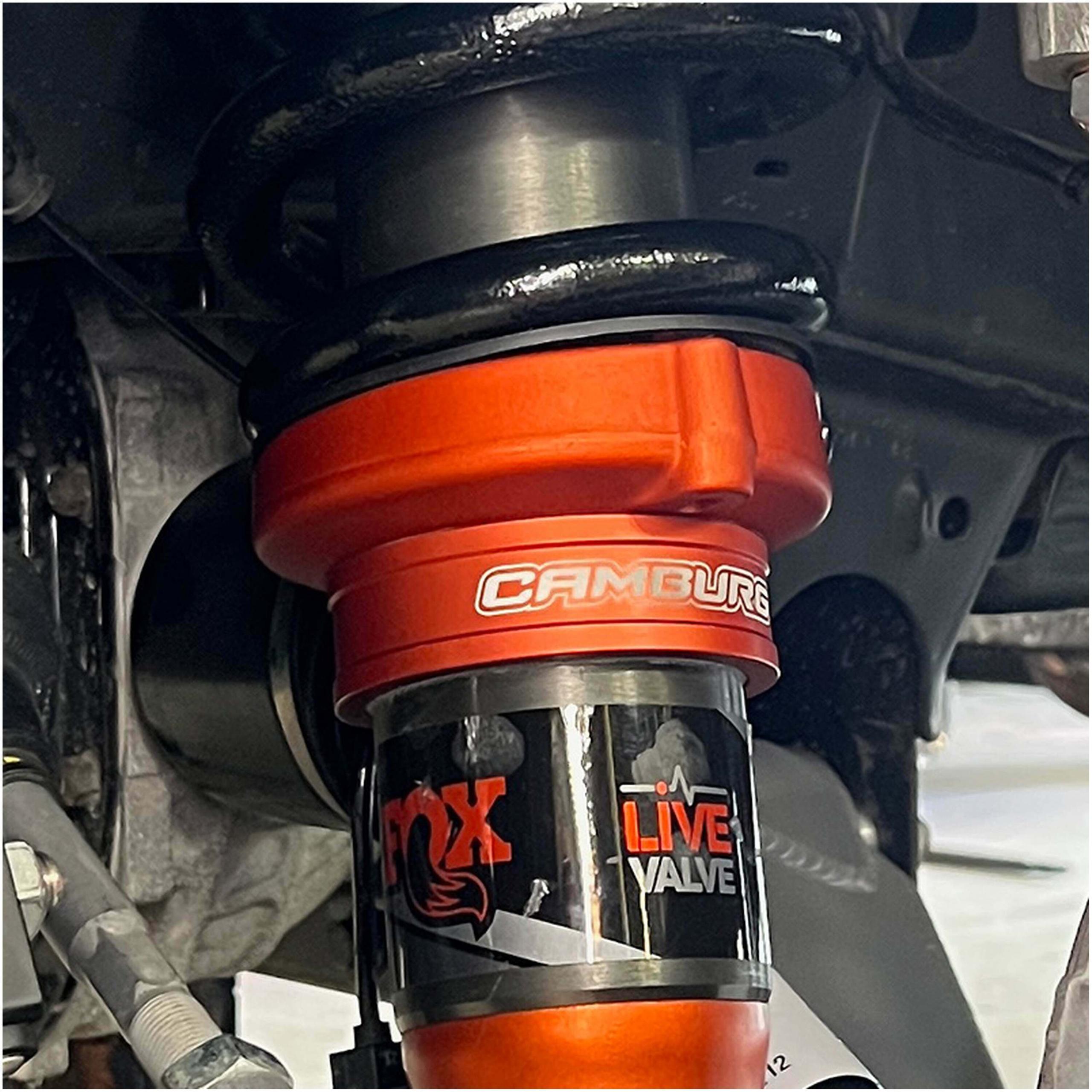 Camburg 1.00" Front Spring Preload Spacer Kit (Fox Orange) (2021-2023 F-150 Raptor) - CAM-110265-ORG
