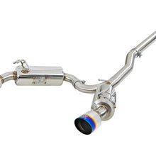 AFE Takeda 3 IN to 2-1/2 IN 304 Stainless Steel Cat-Back Exhaust w/ Blue Flamed Tips (2008-2015 Lancer, Lancer, Lancer, Lancer, Lancer, Lancer, Lancer, Lancer) - 49-36701-L