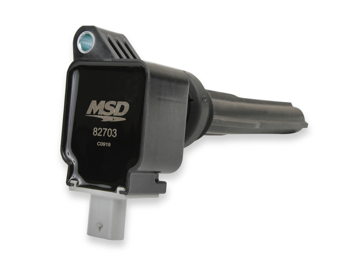 MSD 827063 Direct Bolt-In Ignition Coils - Black (2017+ 3.5L V6 Ecoboost)