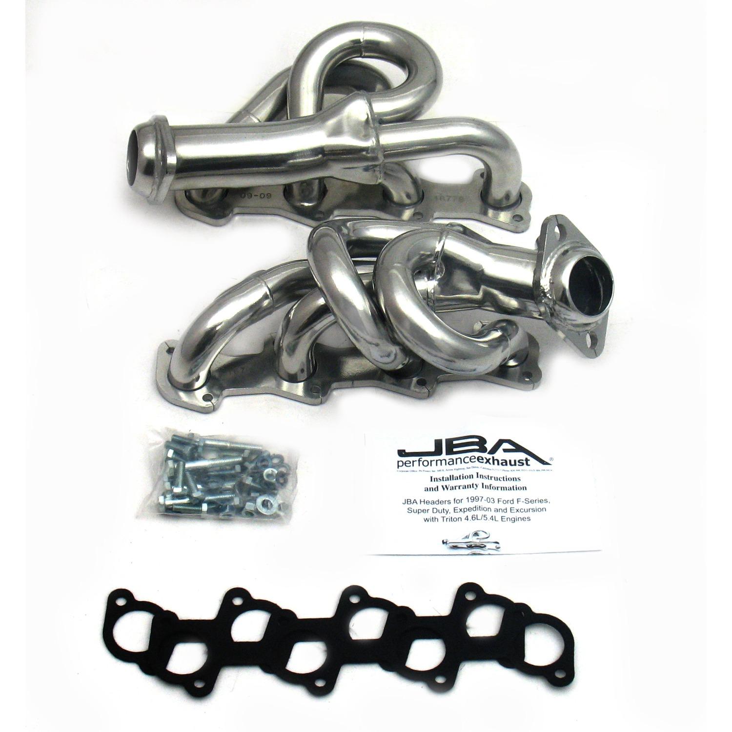 JBA 97-03 Ford Truck 4.6L Sil Cer (1997-2003 Expedition,1997-2003 F-150) - 1677SJS