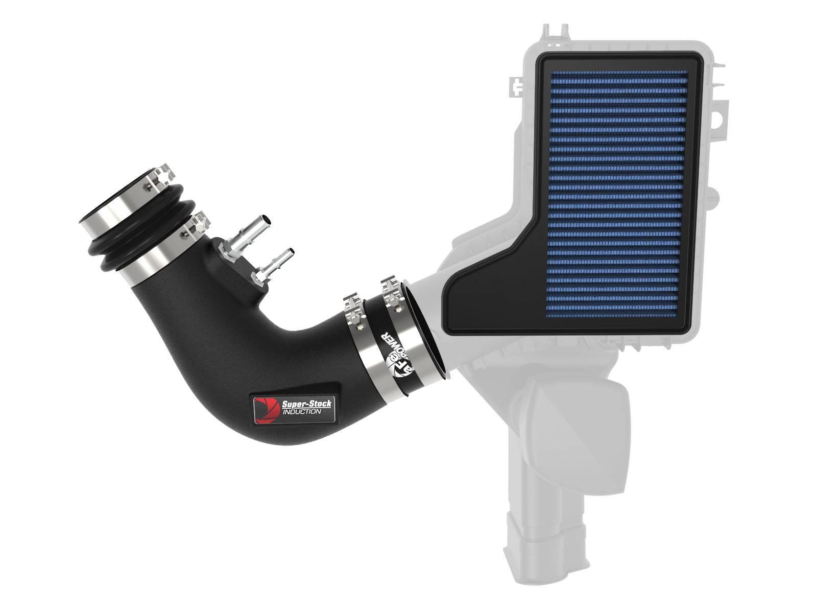 AFE Super Stock Induction System w/ Pro 5R Media (Ford Mustang 15-17 V6-3.7L) - 55-10007R