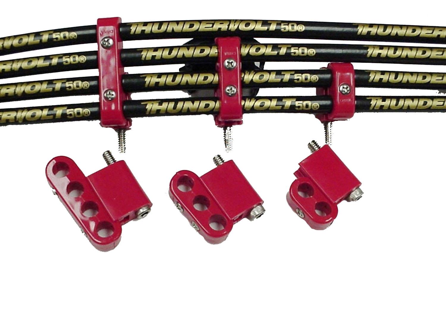 TAYLOR CABLE 10.4 Vertical Wire Loom Kit red - 42523