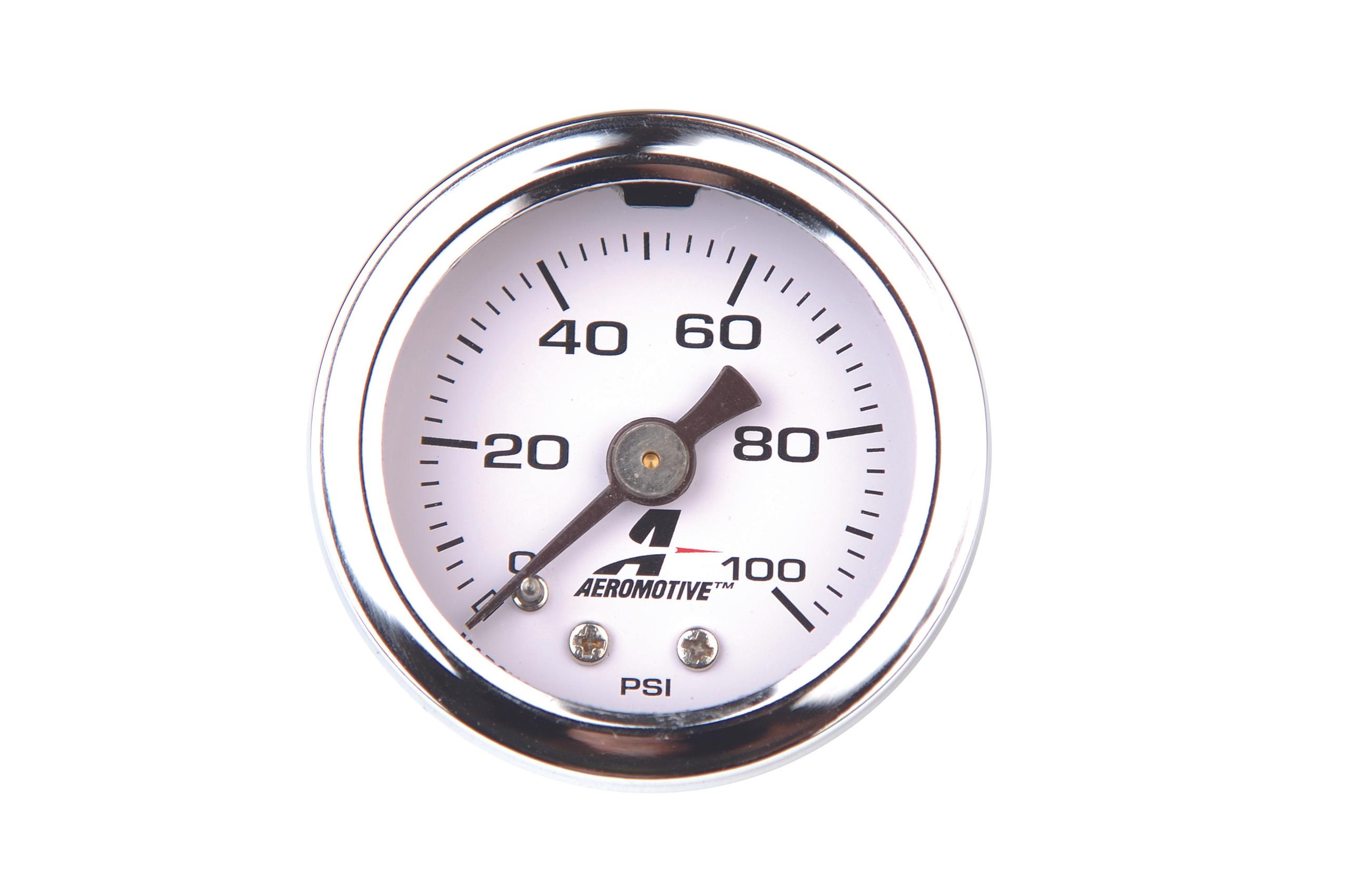Aeromotive 0-100 Psi Fuel Pressure Gauge - 15633