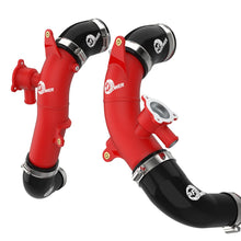 aFe BladeRunner 2.5" Aluminum Hot Charge Pipe - Red (2022 Toyota Land Cruiser (J300) V6-3.5L) - 46-20558-R