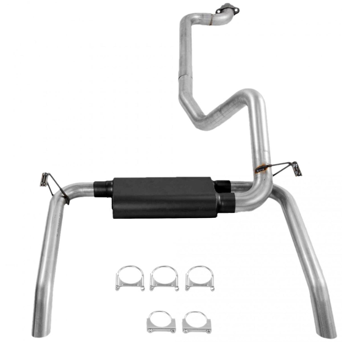 Flowmaster Cat-back System - Dual Rear Exit - American Thunder - Aggressive Sound