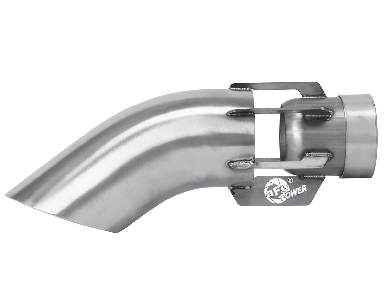 AFE MACH Force-Xp 304 Stainless Steel Clamp-on Exhaust Tip Brushed - 49T30401-H151