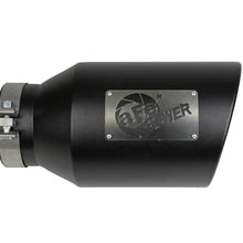 AFE MACH Force-Xp 409 Stainless Steel Clamp-on Exhaust Tip Black (5 IN Inlet x 8 IN Outlet x 15 IN L) - 49T50801-B15