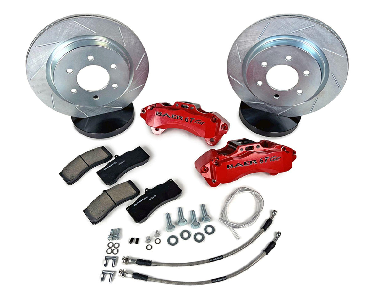 Baer 13.5" 6T Front Brake Kit, Fire Red, SZ (2010-2025 F-150) - 4261636FR-2