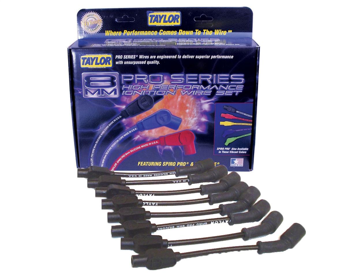 TAYLOR CABLE 8mm Spiro Pro black 180 10.625 inch - 72061