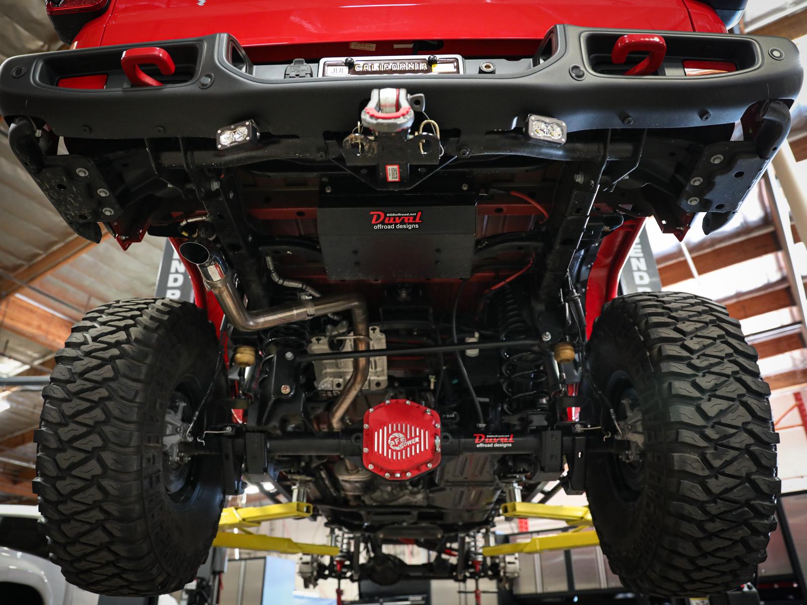 AFE Apollo GT Series 2-1/2 IN 409 Stainless Steel Cat-Back Hi-Tuck Exhaust System (Jeep Gladiator (JT) 2020 V6-3.6L) - 49-48088