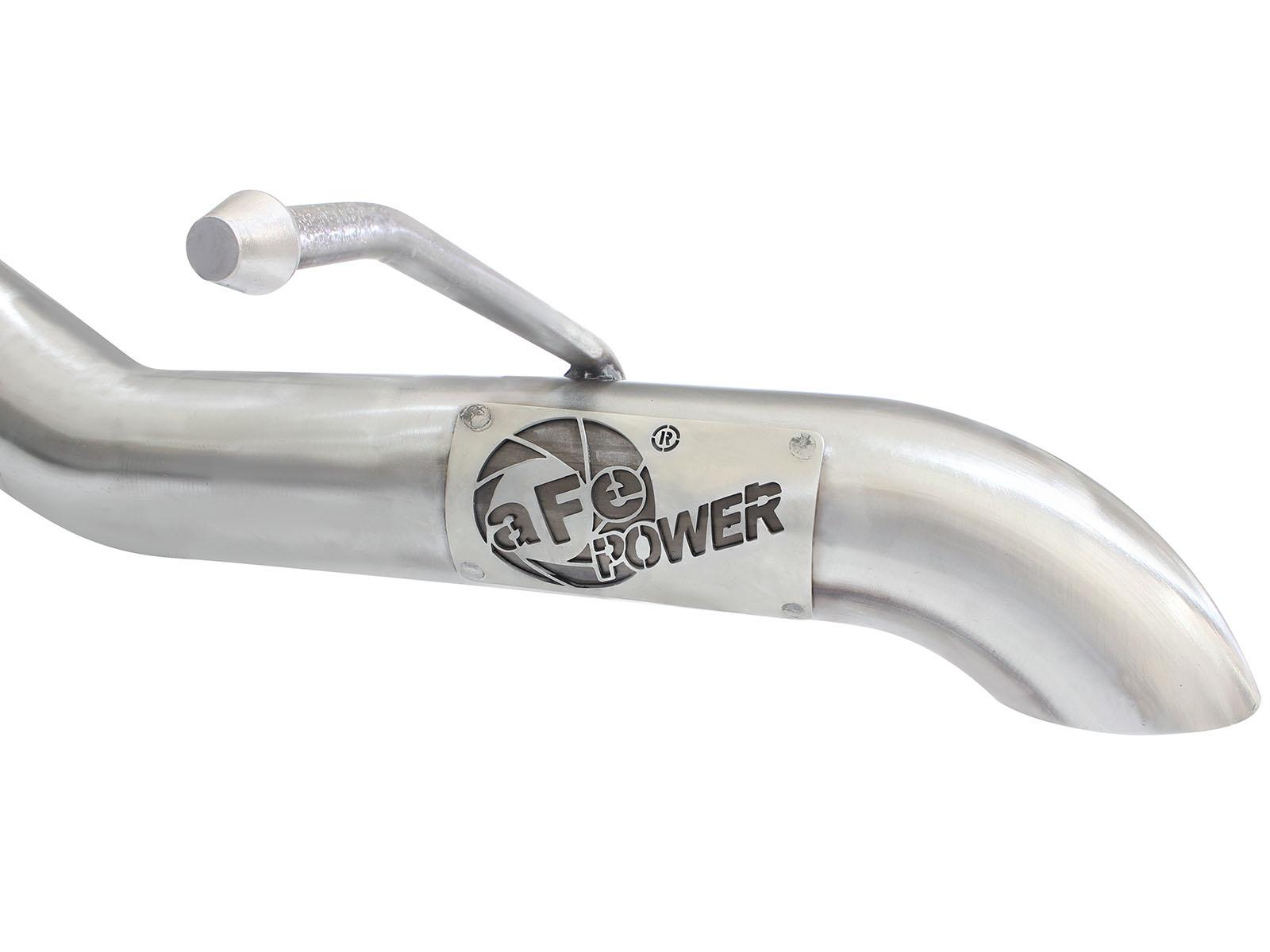 AFE MACH Force-Xp 2-1/2 IN 409 Stainless Steel Cat-Back Exhaust w/14 IN muffler - 49-48055