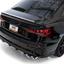 AWE Touring Edition Exhaust for Audi 8Y S3 - Chrome Silver Tips - 3015-42897
