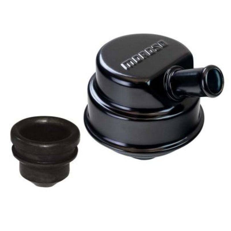 Moroso OIL SEPARATOR BREATHER, BLACK P/C - 68782