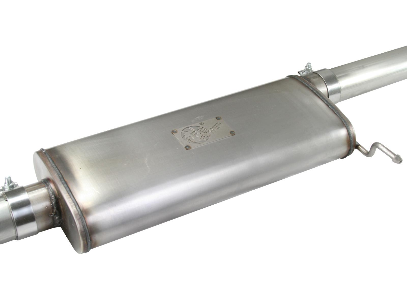 AFE MACH Force-Xp 3 IN 409 Stainless Steel Cat-Back Exhaust System w/Polished Tip - 49-44013-P