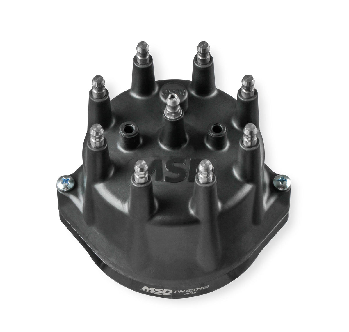 Black Chevy Small / Big Block Dual Sync Distributor.  - 23753