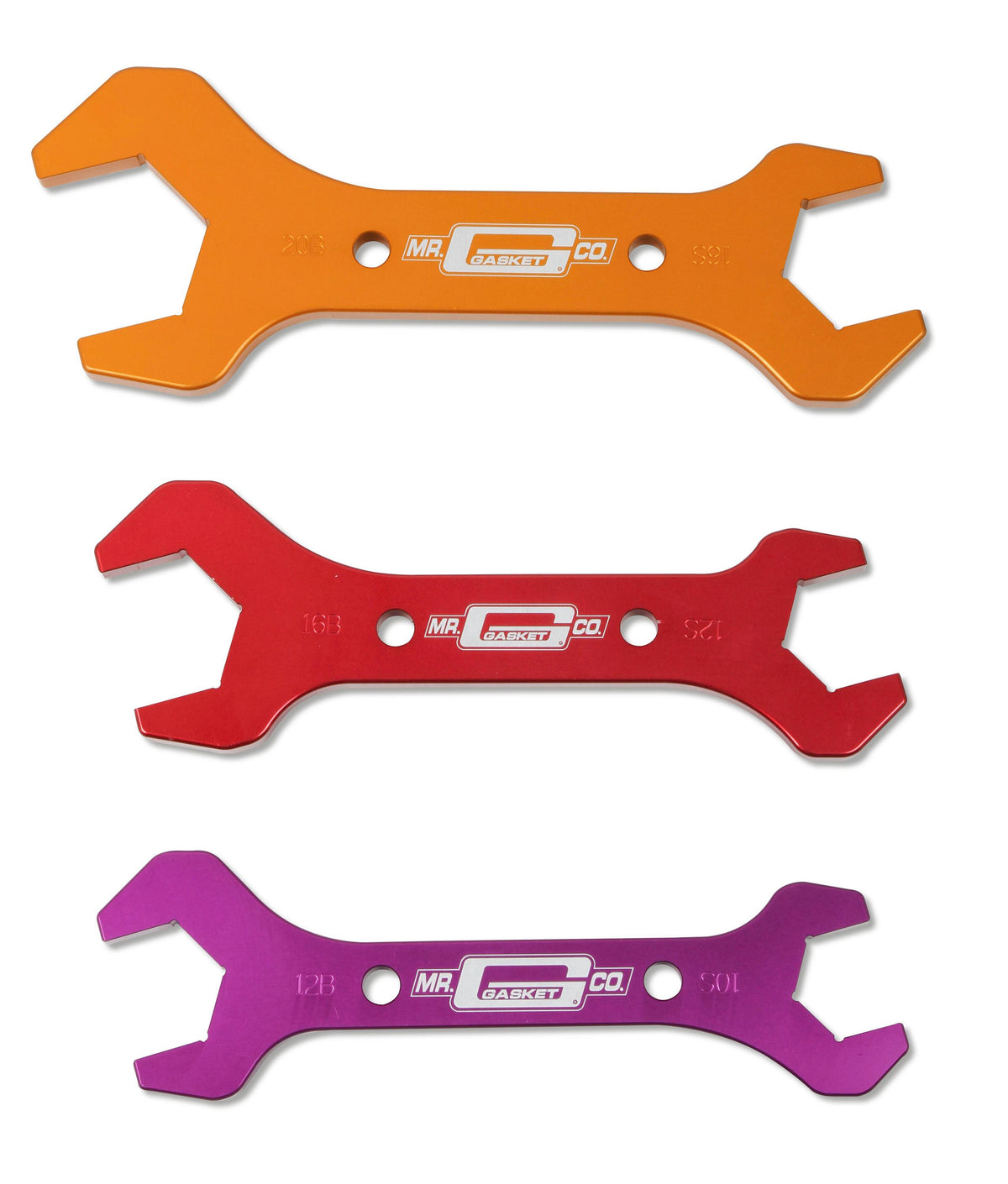 Mr. Gasket 7-Piece AN Wrench Set.  - 33200G